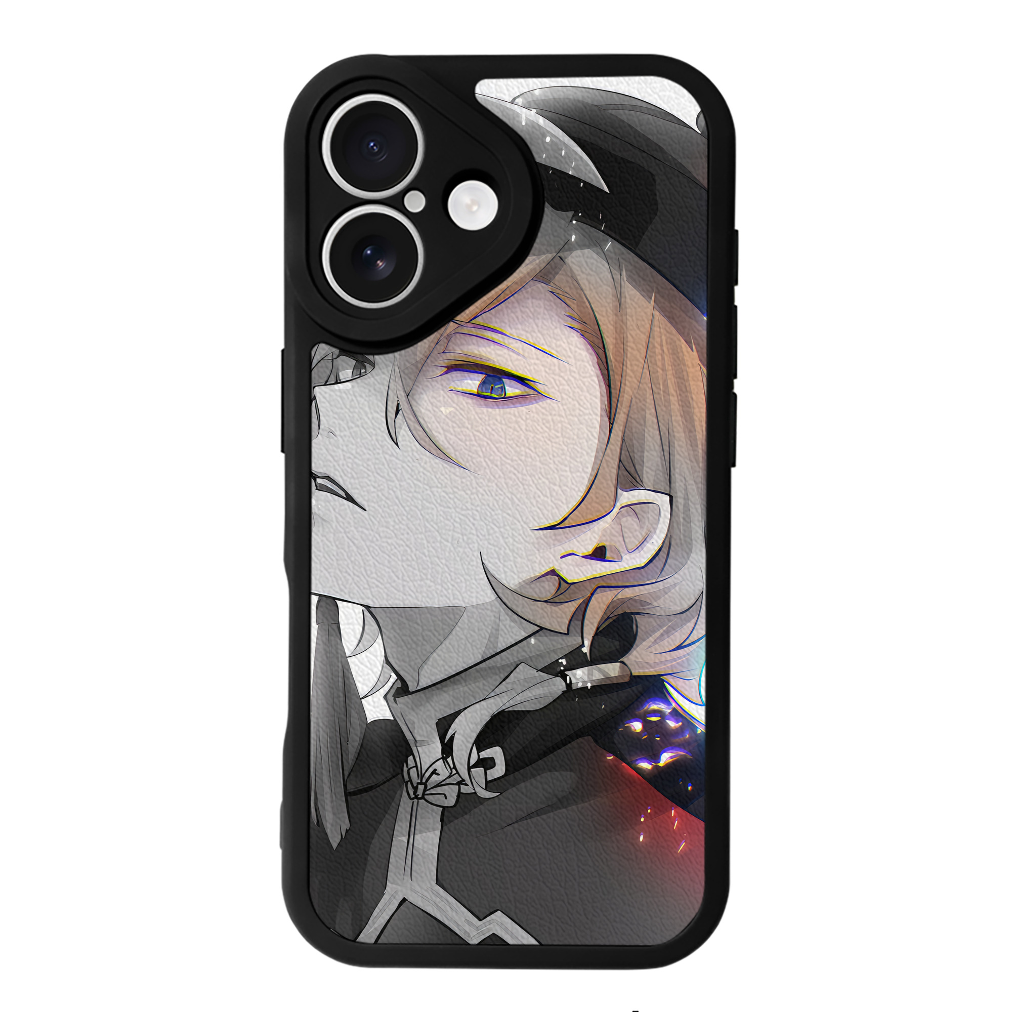 （画像用） 文豪ストレイドッグス Bungo Stray Dogs 【iPhone 16シリーズ対応】シリコンスマホケース（レザー調） 材質：シリコン